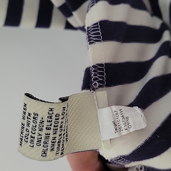 Jean Paul Gaultier for Target - Black and White Striped Tank Top sz M - Picture 9 of 12